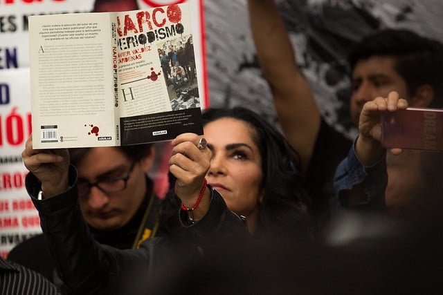Jornada de protestas por el asesinato de #JavierValdez y #MiroslavaBreach