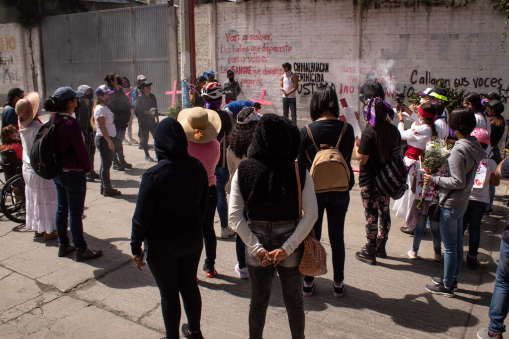 GALERÍA: Protestan por triple feminicidio en Chimalhuacán