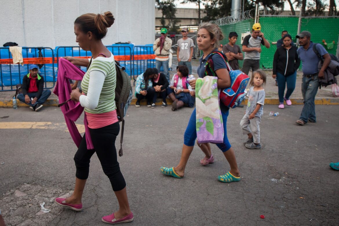 Mujeres refugiadas