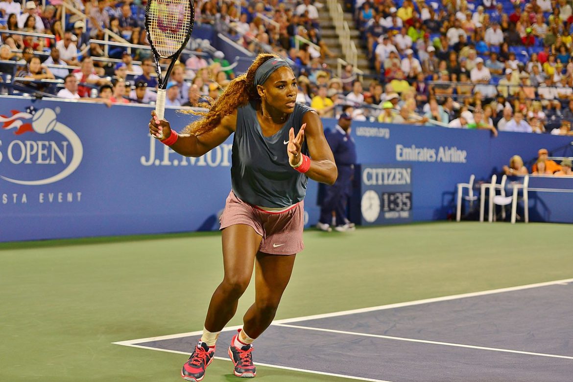 Serena Williams en el US Open 2013. Fotografía: Wikimedia Commons.