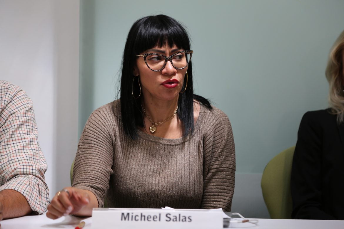 Micheel Salas, abogada del caso, explicó que las autoridades han reconocido sus deficiencias. Ahora tendrán que actuar de la mano de la CIDH. CIMACFoto: Diana Hernández Gómez.