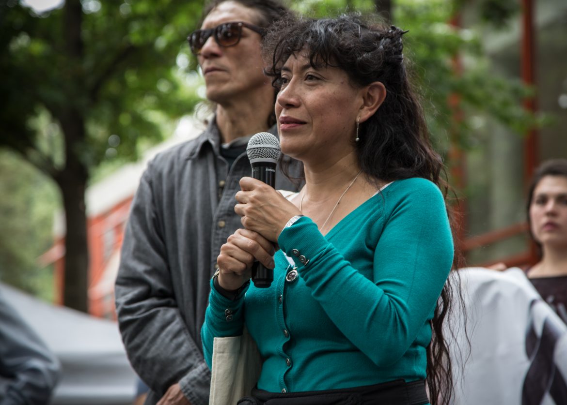 Araceli Osorio, madre de Lesvy Berlín Osorio. CIMACFoto.