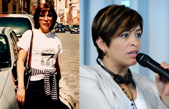 A la izquierda, Olga Wornat; a la derecha, Anabel Hernández. Imagen: Especial.