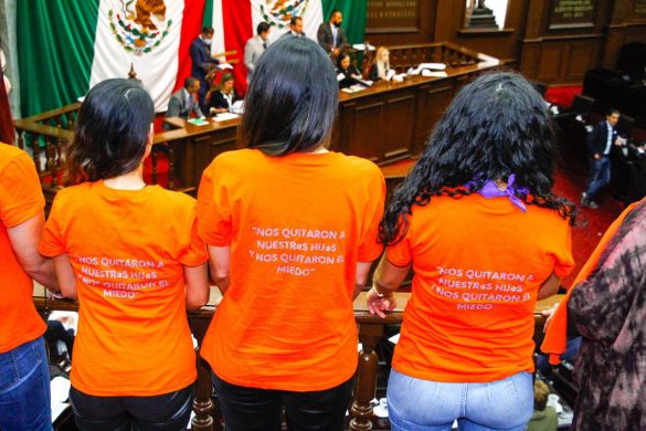 Fotografía: Twitter oficial del Frente Nacional Contra Violencia Vicaria.