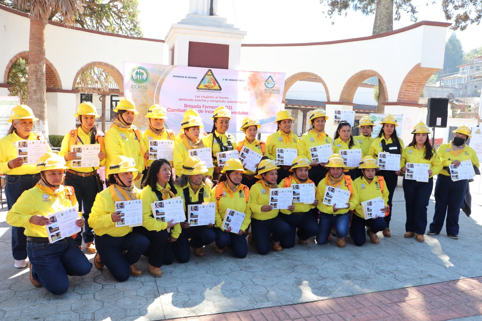 Brigada Femenina 031, primera brigada de mujeres que combaten incendios en Edomex