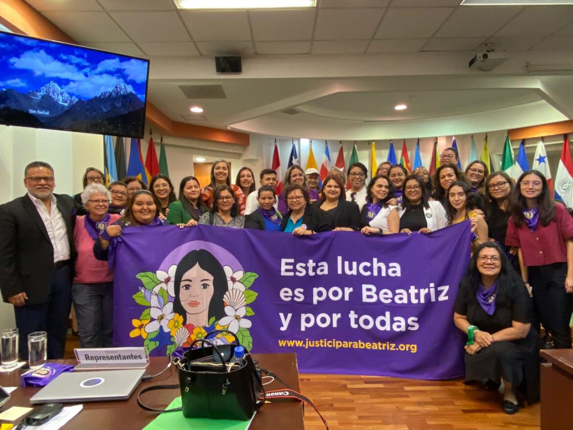 Fotografía: Organizaciones defensoras de Beatriz