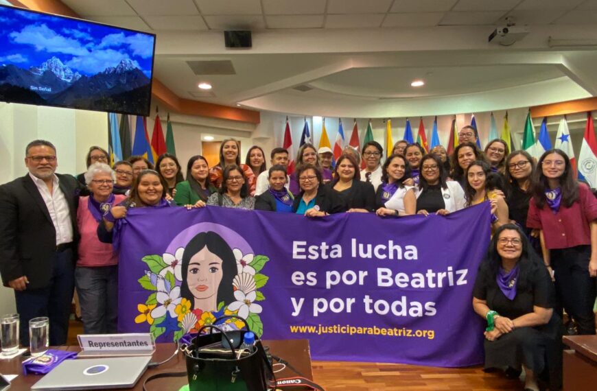 Fotografía: Organizaciones defensoras de Beatriz