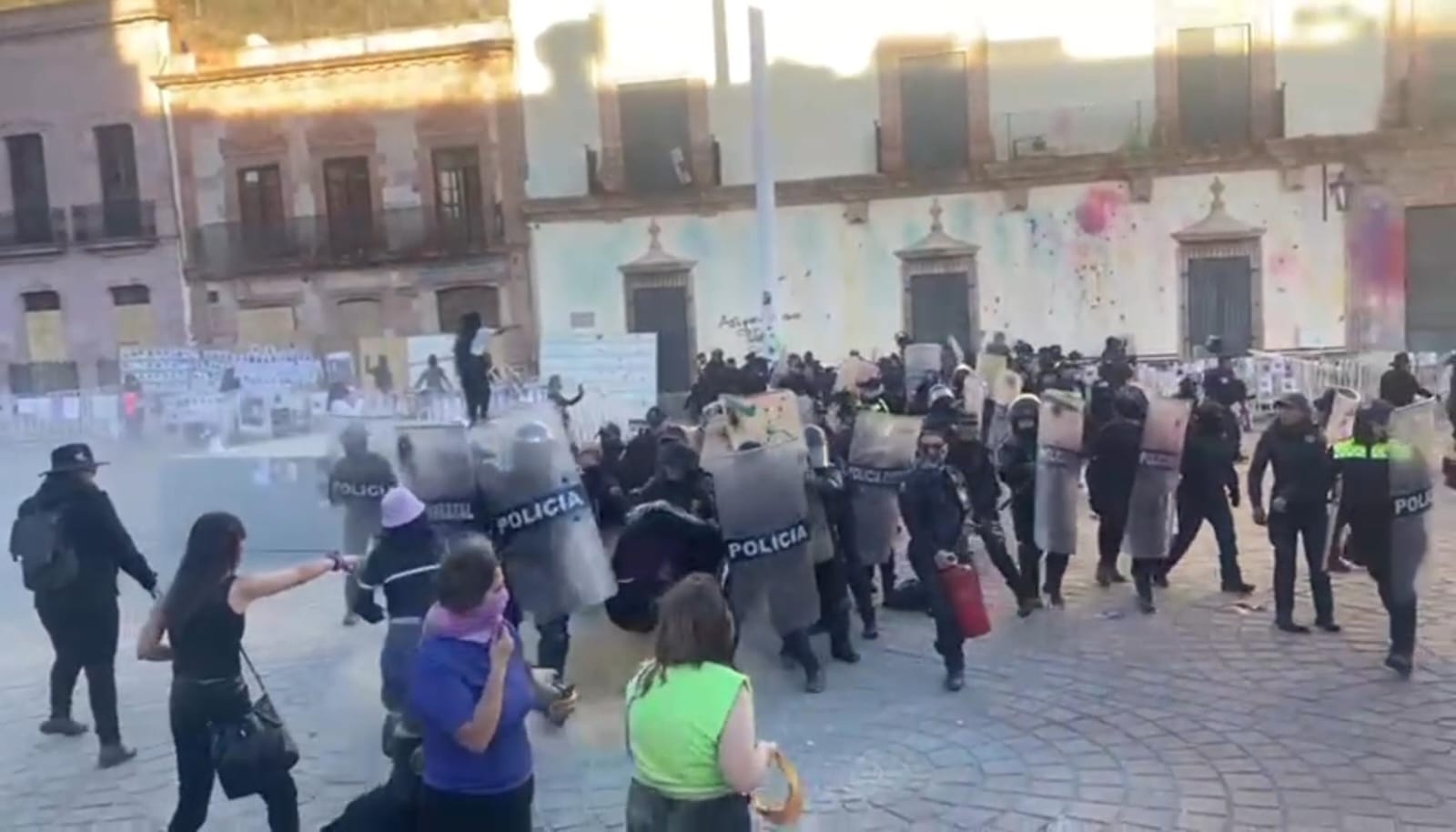 Zacatecas estanca investigación por agresión contra mujeres el 8M