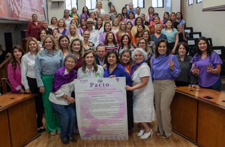De cara a elecciones 2024, firman acuerdo político por una agenda feminista en Sonora