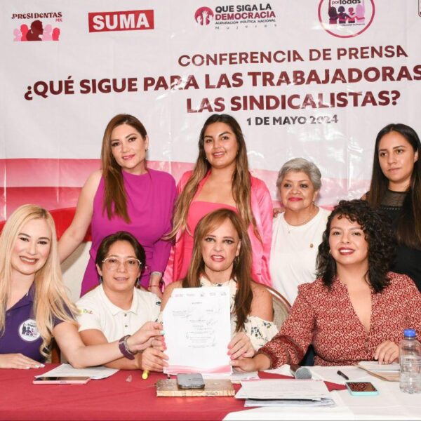 Sheinbaum pacta con mujeres sindicalistas trabajadoras del hogar