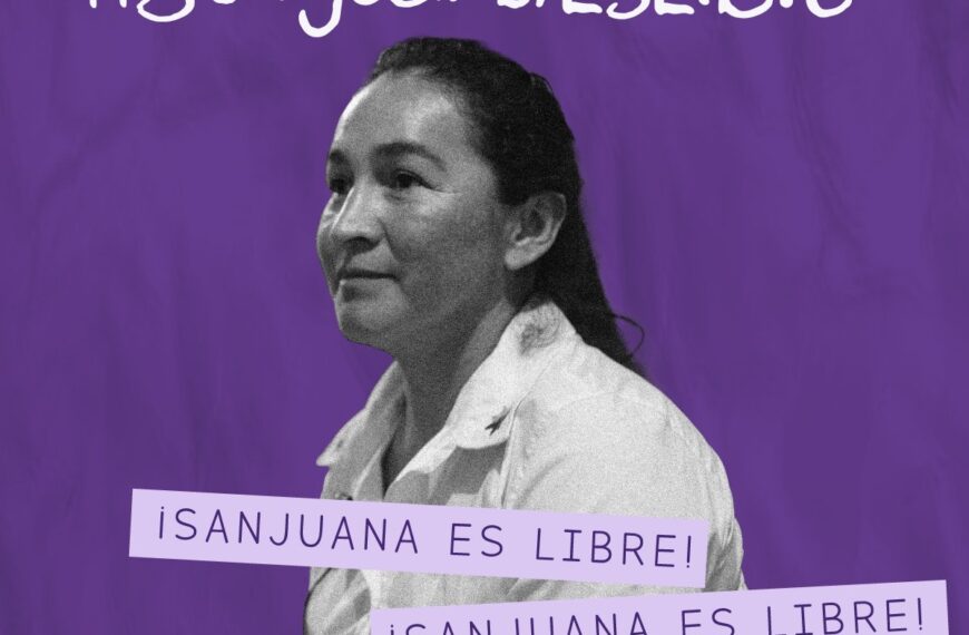 San Luis Potosí otorga indulto a Sanjuana tras caso violatorio a Derechos Humanos