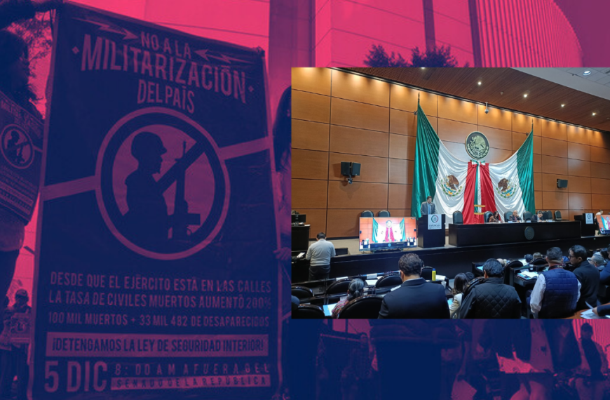 Avanza reforma para militarizar la seguridad. Secuelas caerán sobre las mujeres