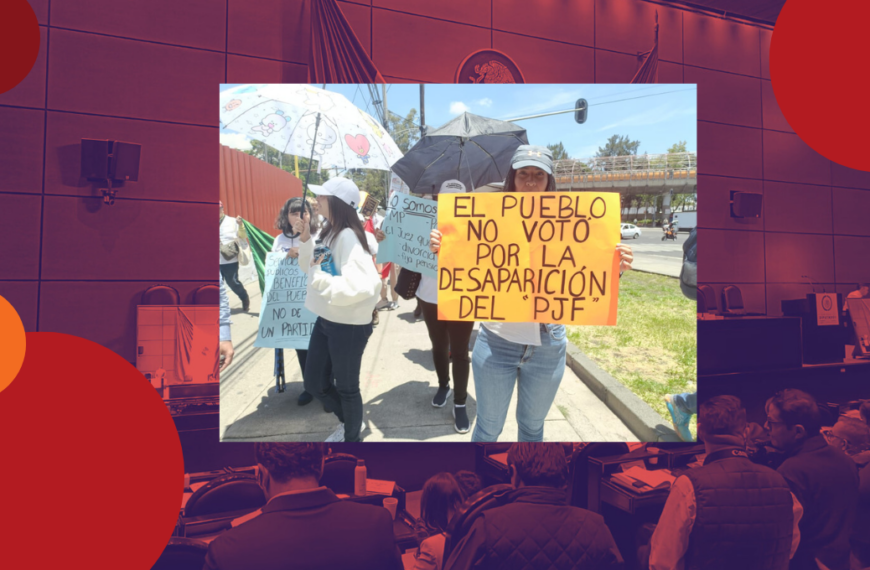 Mujeres resisten contra reforma judicial en cámara de diputados y calles 