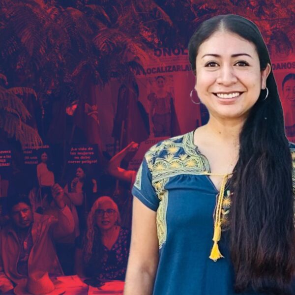 A Seis meses de la desaparición de Sandra Domínguez, defensora y abogada Ayuuk, exigen encontrarla con vida