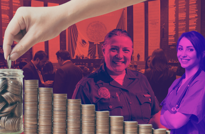 Policías, maestras y personal de salud, podrían cobrar al menos 16 mil pesos
