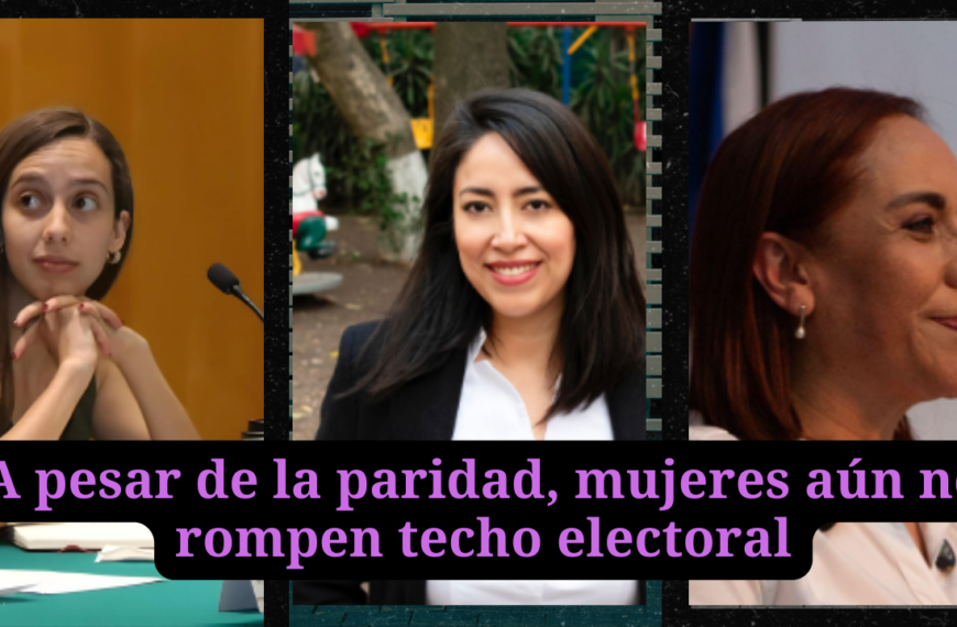 A pesar de la paridad, mujeres aún no rompen techo electoral