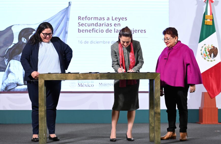 Firman decreto de Igualdad sustantiva, perspectiva de género, derecho de mujeres a vida sin violencias y brecha salarial