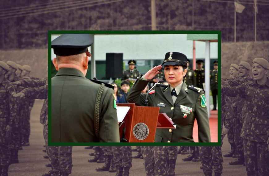 Mariana de la Cruz, primera mujer nombrada titular de la Defensoría de Oficio Militar