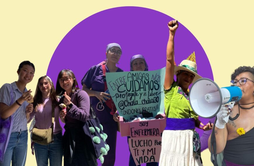Enfermeras, estudiantes, sobrevivientes y migrantes: Mujeres diversas en el 8M