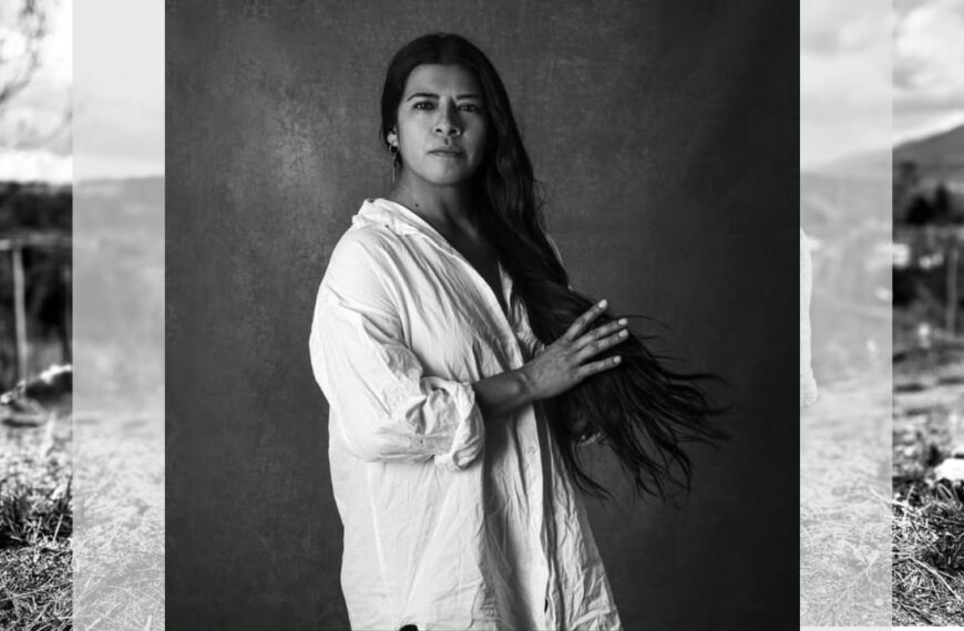 Isabel Sánchez Salgado, artista oaxaqueña con su obra Las Trapecistas capta esencia del 8M
