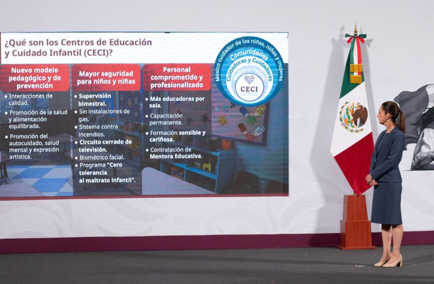 Centros de Educación y Cuidado Infantil propuestos por Sheinbaum, lejos de distribuir trabajo de cuidados para mujeres