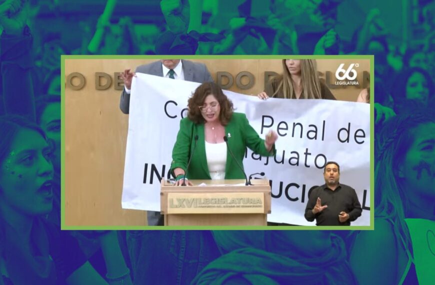 Aborto en Guanajuato: Empatan votaciones y la marea verde respira
