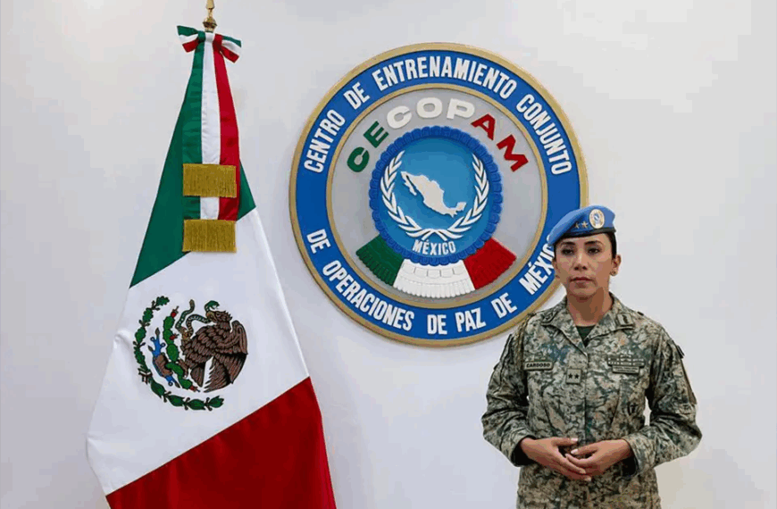 María del Rosario Cardoso Reyes y su papel en las misiones de paz de la ONU