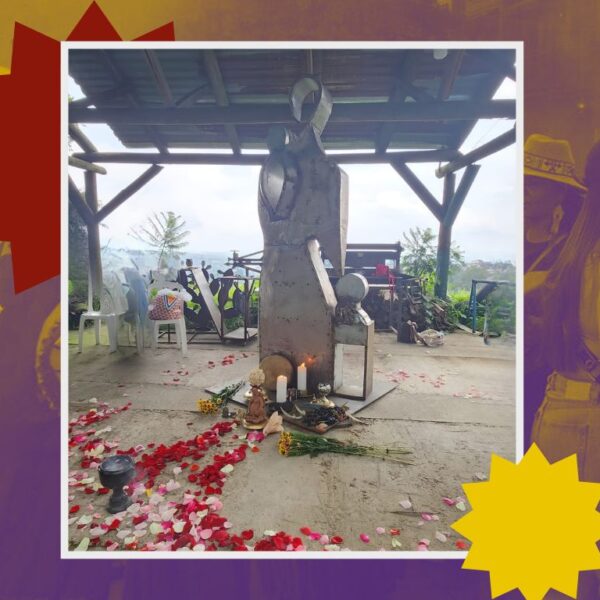 Madres, luchan por colocar Antimonumenta contra la violencia vicaria frente a juzgados CDMX