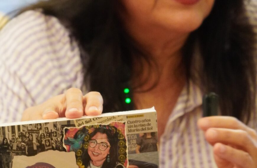 “Revelaciones de un crimen de Estado”, libro que expone la impunidad en el asesinato de Sol Cruz
