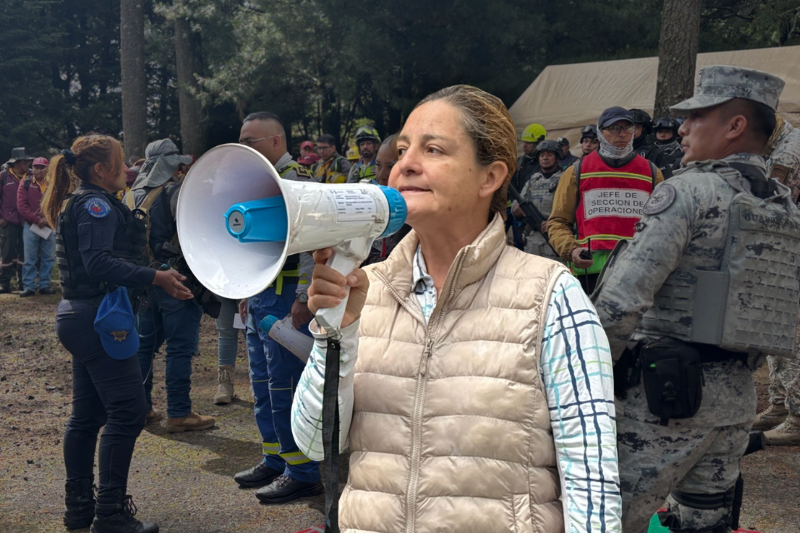 Crónica. Buscar en el Ajusco a Ana Ameli, su hija desaparecida