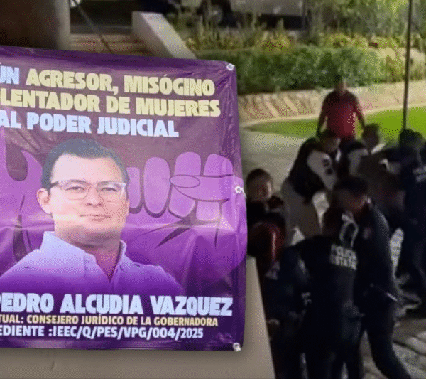 Criminalizan protesta feminista en Campeche. Red de Colectivas piden libertad de expresión
