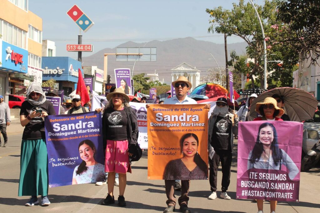 Sin justicia para Sandra Domínguez; a un año de su desaparición y feminicidio. Acusan carpetazo