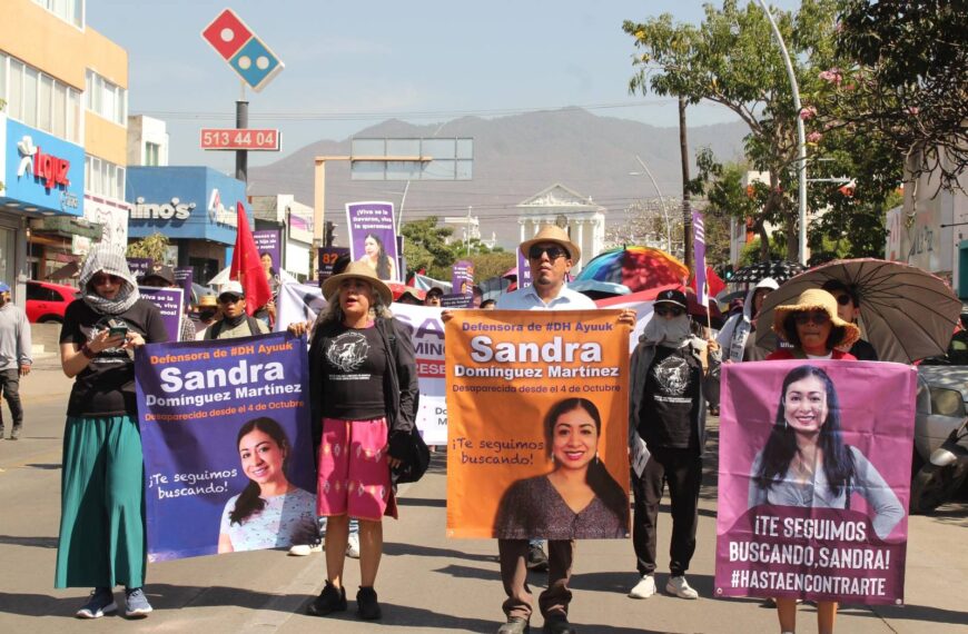 Sin justicia para Sandra Domínguez; a un año de su desaparición y feminicidio. Acusan carpetazo