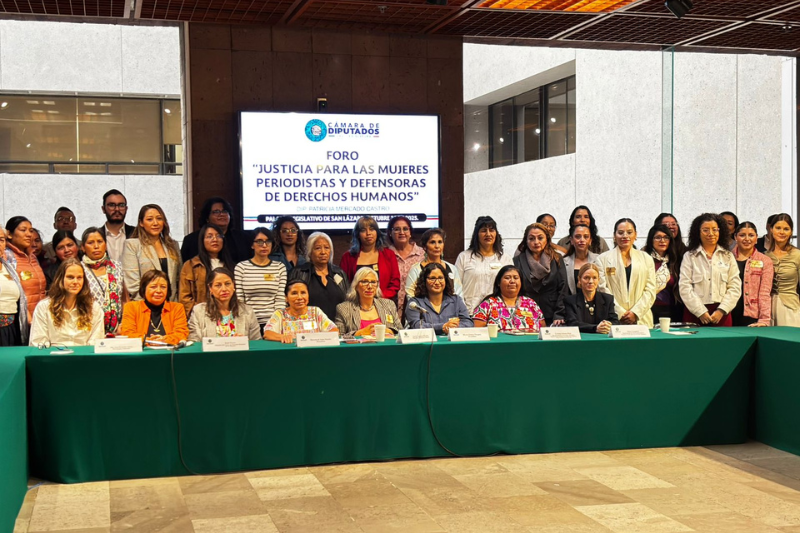 Periodistas y defensoras exponen en Cámara de Diputados, retos que enfrentan para alcanzar justicia