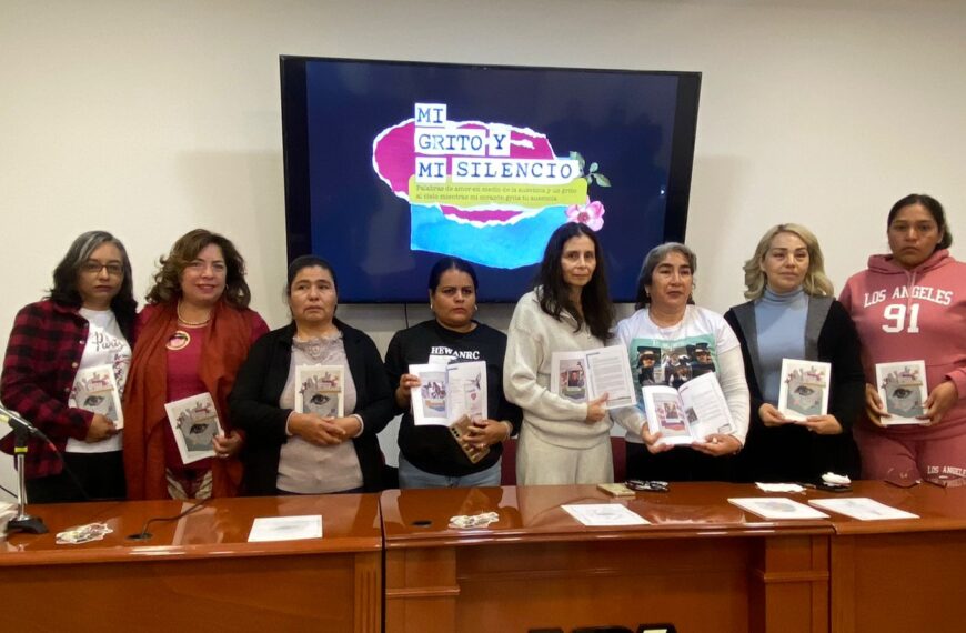 Mujeres buscadoras presentan “Mi grito, mi silencio”, un libro de memoria y resistencia