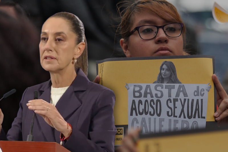 Sheinbaum se une a los 9 mil reportes por acoso sexual en México
