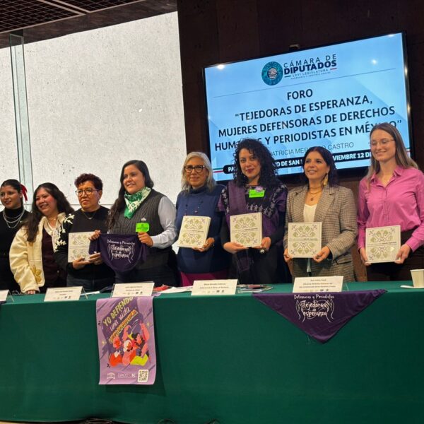 CIMAC presenta “Hilando Historias. Tejiendo Esperanza” en Cámara de Diputados