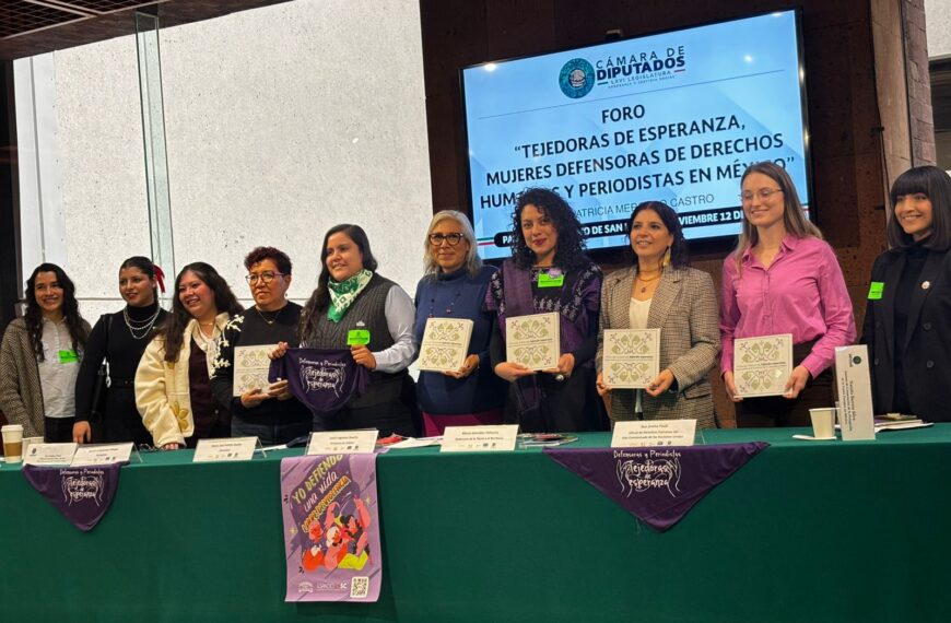 CIMAC presenta “Hilando Historias. Tejiendo Esperanza” en Cámara de Diputados