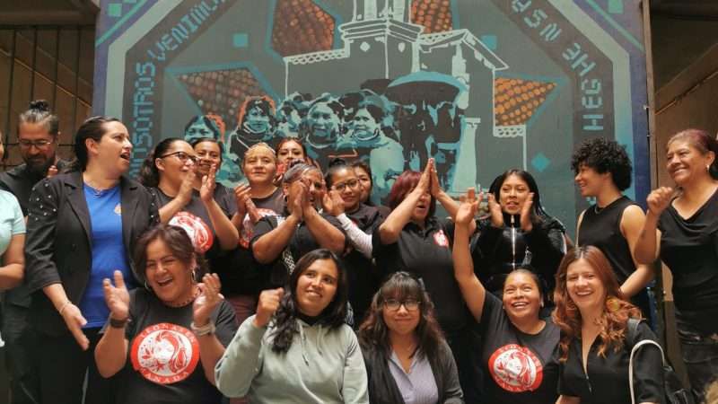 Leonas en Manada, vagoneras del Metro, por el empleo digno para jefas de familia