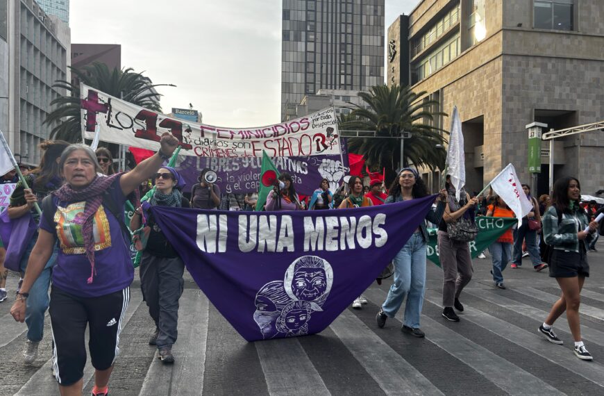 La manifestación 25N CDMX en imágenes