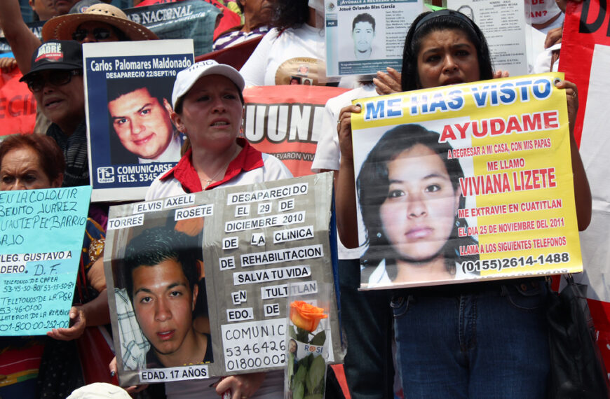 Año Nuevo sin celebración para familias buscadoras. México cierra 2025 con 133 mil personas desaparecidas.