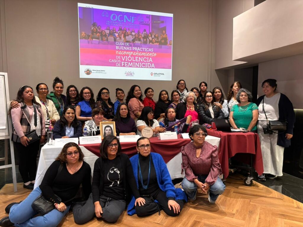 OCNF presenta una Guía de buenas prácticas para acompañar casos de violencia feminicida