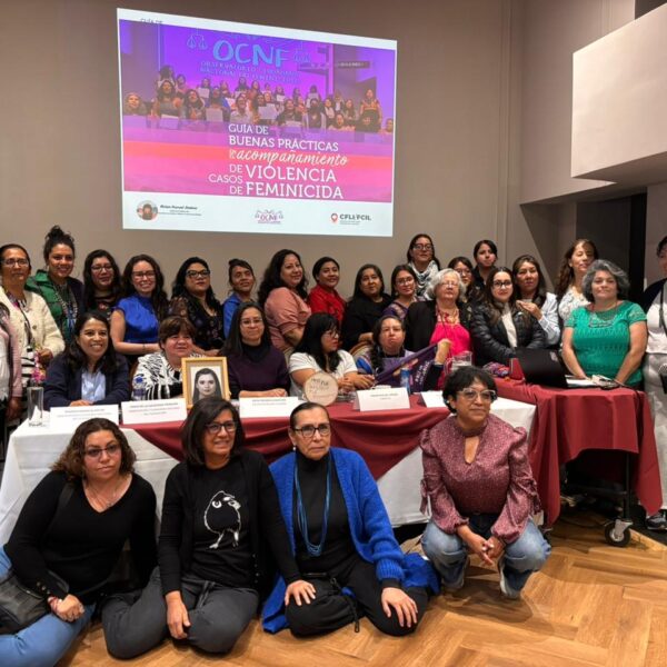 OCNF presenta una Guía de buenas prácticas para acompañar casos de violencia feminicida