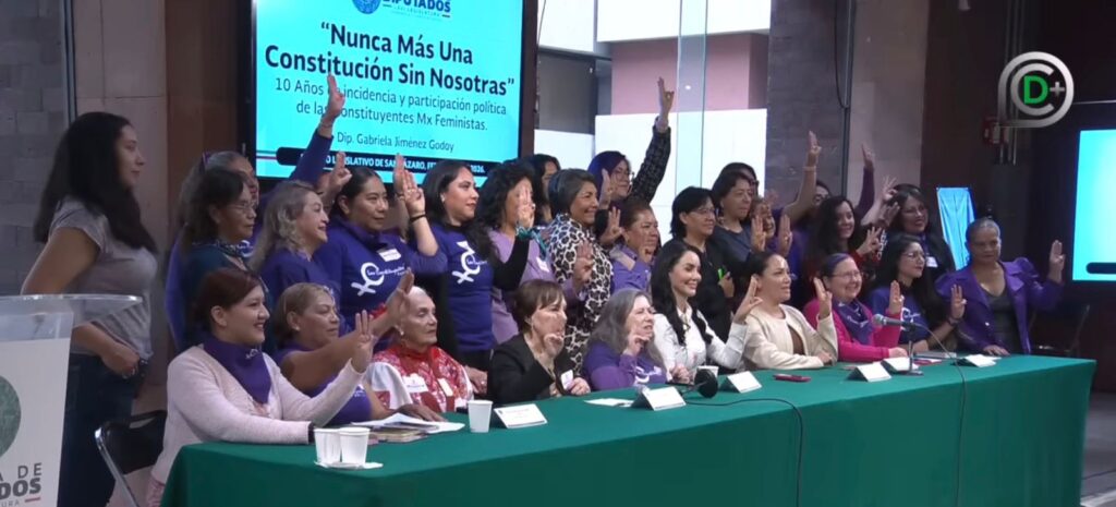 Con las Las Constituyentes MX, «nunca más una constitución sin nosotras»