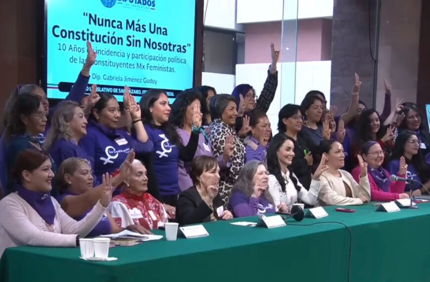 Con las Las Constituyentes MX, «nunca más una constitución sin nosotras»