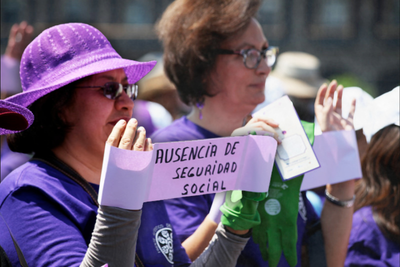 Solo 1.8% de trabajadoras del hogar cuentan con afiliación al IMSS. Disminuyen en derechos