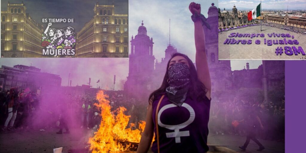 Defensoras acusan al Gobierno CDMX de “lavado violeta” previo al 8M