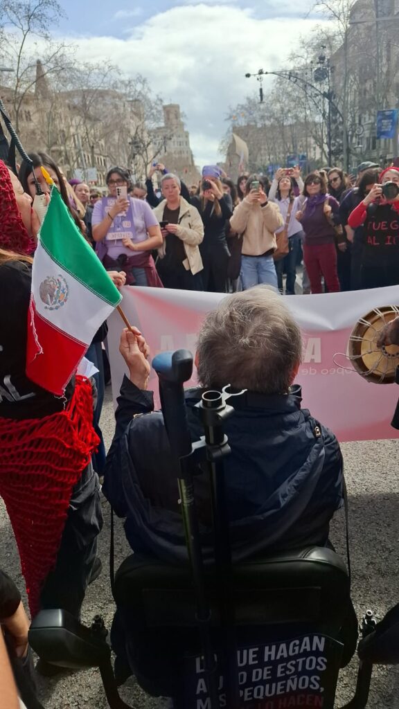 Lucha Castro, defensora emblemática mexicana, presente en el 8M de Barcelona