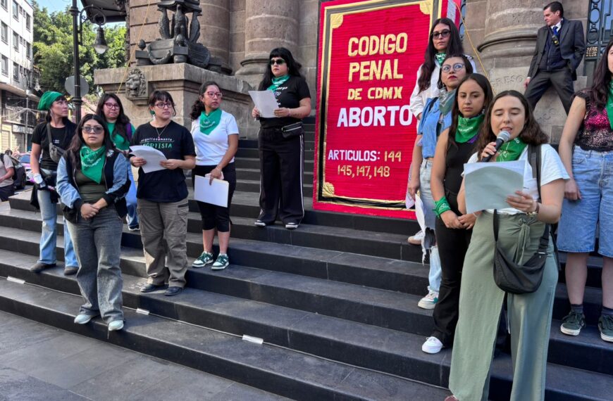 «CDMX lista para dar siguiente paso». Piden eliminar el aborto de su Código Penal