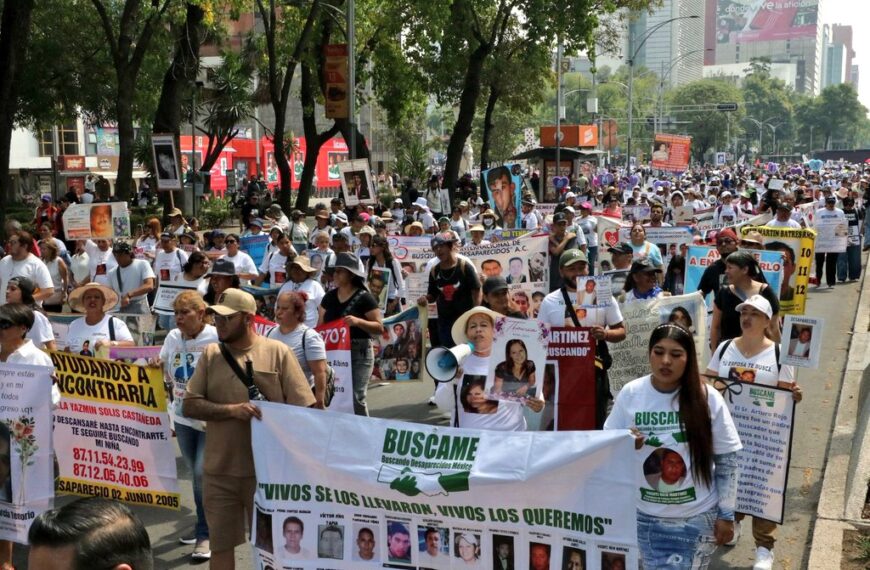 Familias buscadoras exigen se acepte la ayuda internacional ante crisis de desapariciones